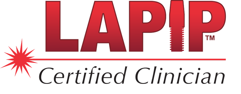 LAPIP certified clinician badge
