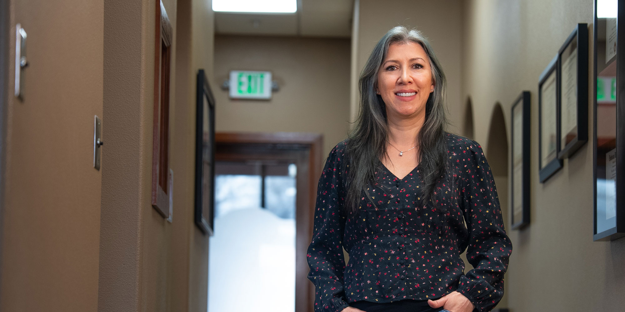 patient smiling brightly after their dental treatment
