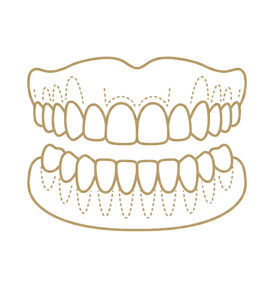 implant supporter dentures icon